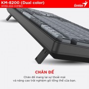 Bộ Phím Chuột Không Dây Genius Smart KM-8200 Dual Color2