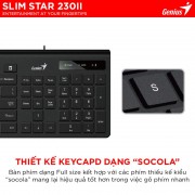 Bàn Phím Có Dây Genius Slimstar 230 II2
