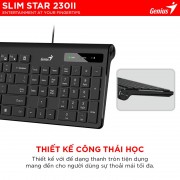 Bàn Phím Có Dây Genius Slimstar 230 II5