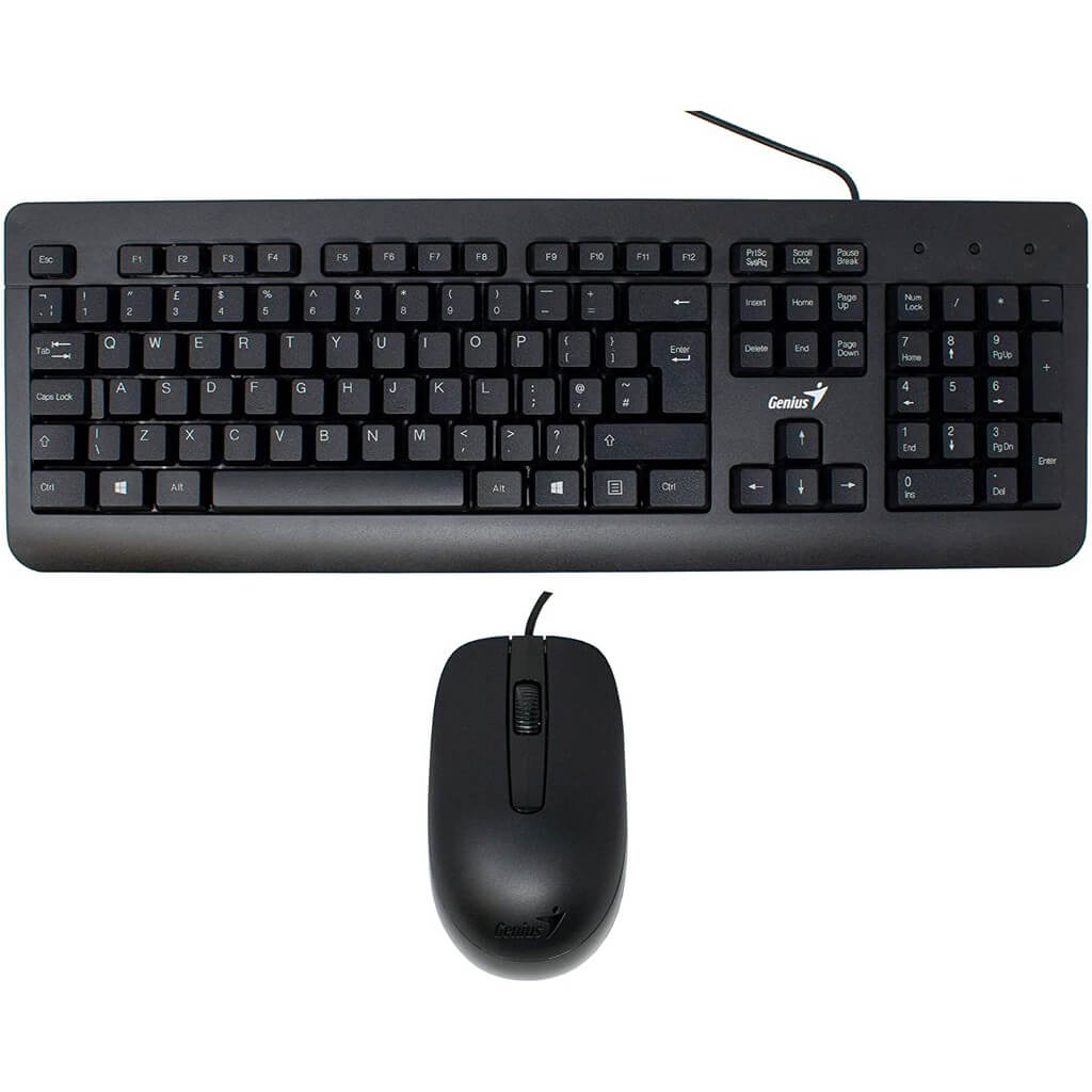 Bộ Bàn Phím và Chuột Có Dây Genius KM-1601