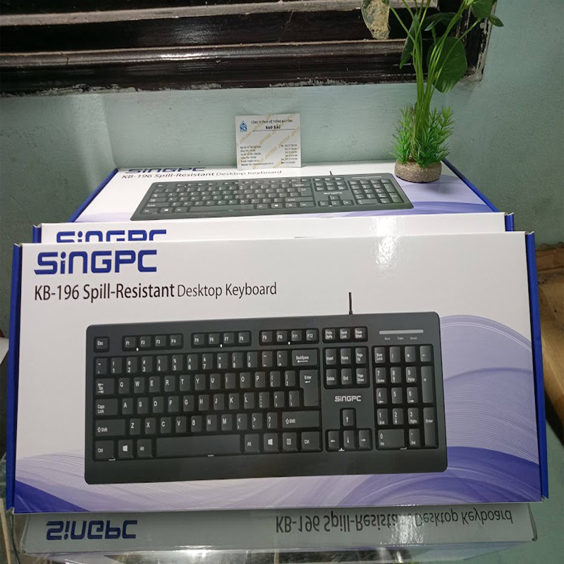 Bàn phím có dây SingPC KB-1961