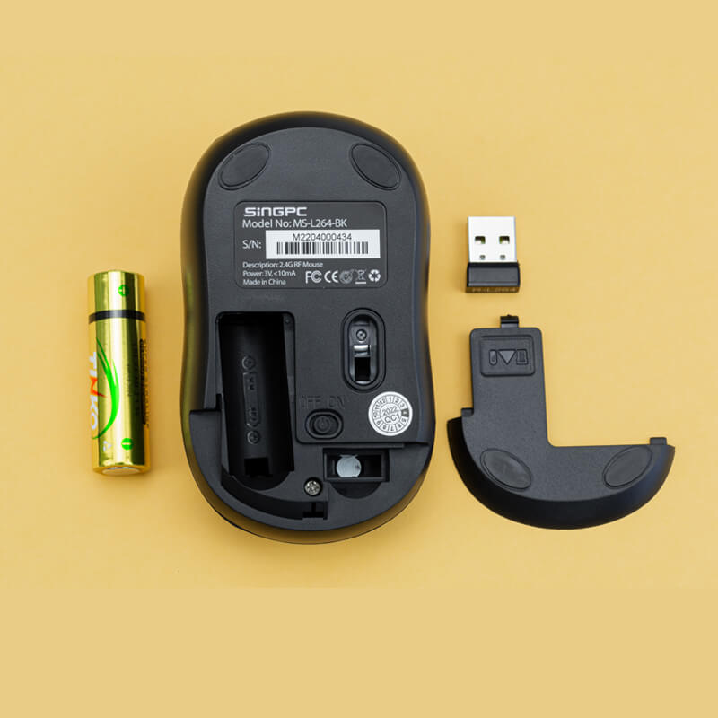 Bộ bàn phím và chuột không dây SingPC WKB-L264CB Đen9