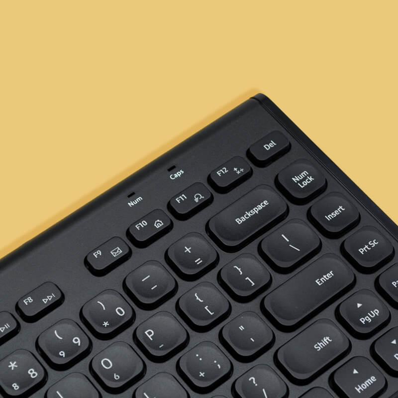 Bộ bàn phím và chuột không dây SingPC WKB-L264CB Đen4