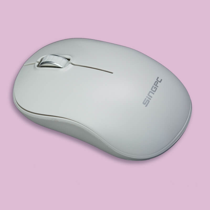 Bộ bàn phím và chuột không dây SingPC WKB-L264CB Trắng5