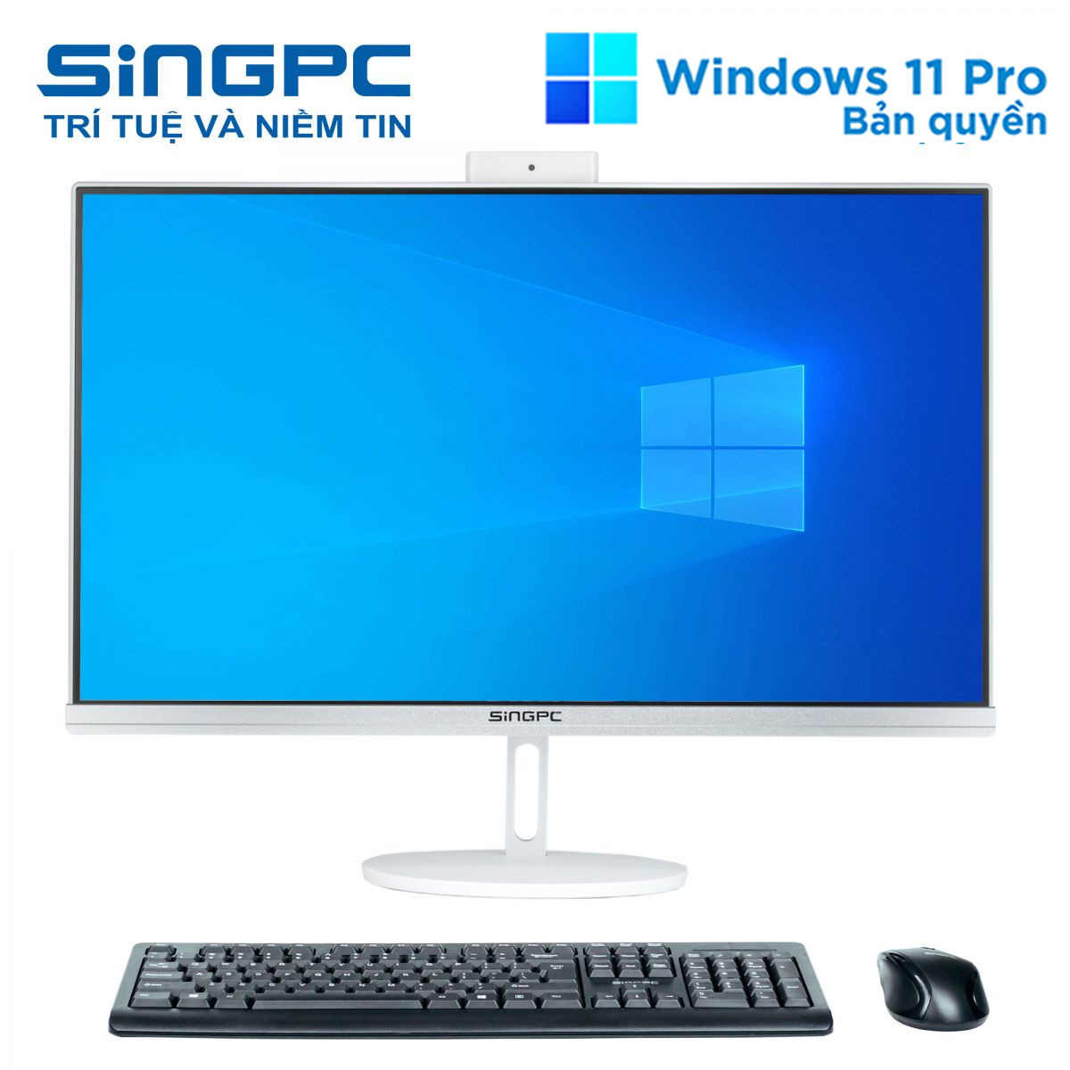 Máy tính All in one SingPC M24Fi51282-W (Màn hình cảm ứng)