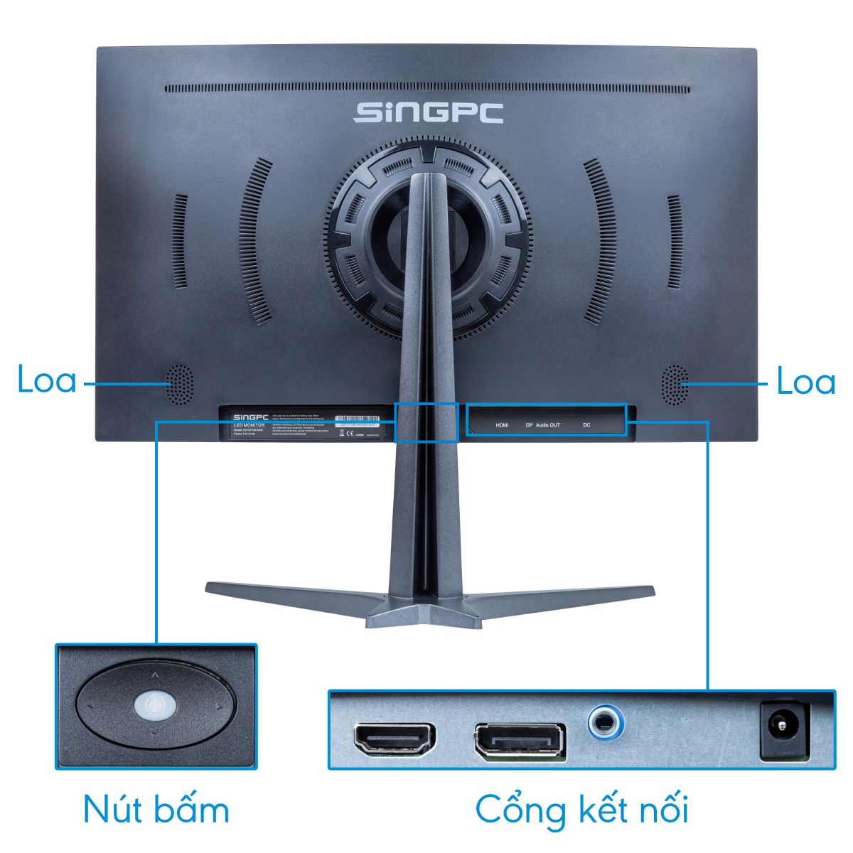 Màn hình SingPC G27CF180-VAG3