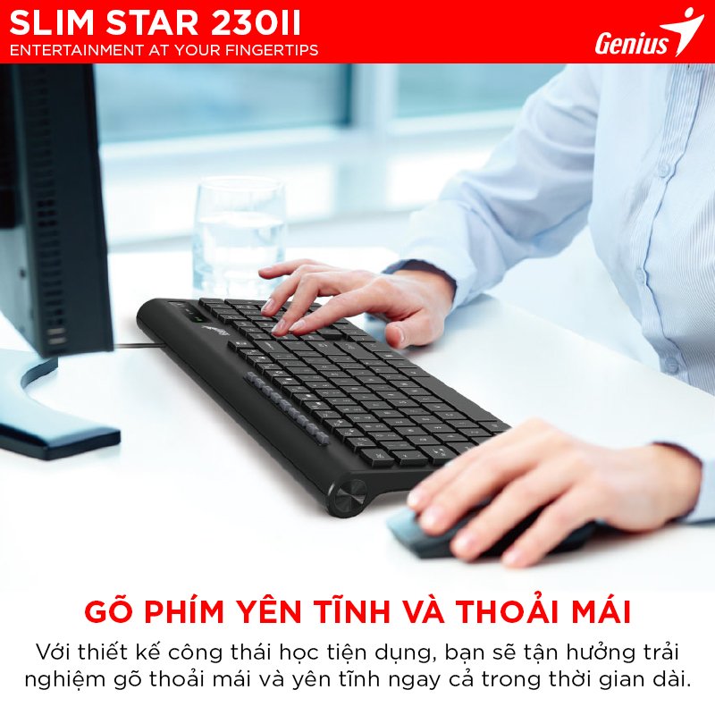 Bàn Phím Có Dây Genius Slimstar 230 II1