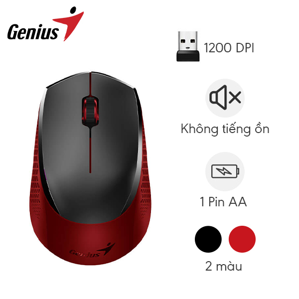 Chuột không dây chống ồn Genius NX-8000S