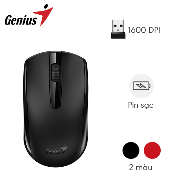 Chuột không dây pin sạc Genius ECO 8100
